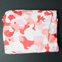 Pink Camo Print Soft Knit Apparel Fabric - 66" x 86"