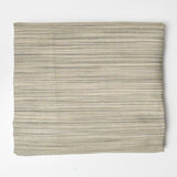 Beige + Gray-Green Striped Upholstery Fabric - 58" x 58"