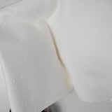 White Medium-Weight Woven Dobby Fabric - 50" x 58"