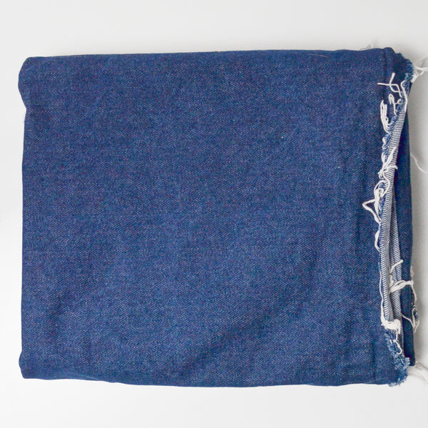 Dark Blue Denim Woven Fabric - 51" x 62"