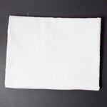 White Textured Jacquard Woven Fabric - 32" x 46"