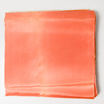 Faded Orange + Yellow Vintage Taffeta Ribbed Woven Fabric - 45" x 128"