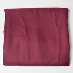 Burgundy Crepe Woven Apparel Fabric - 60" x 200"