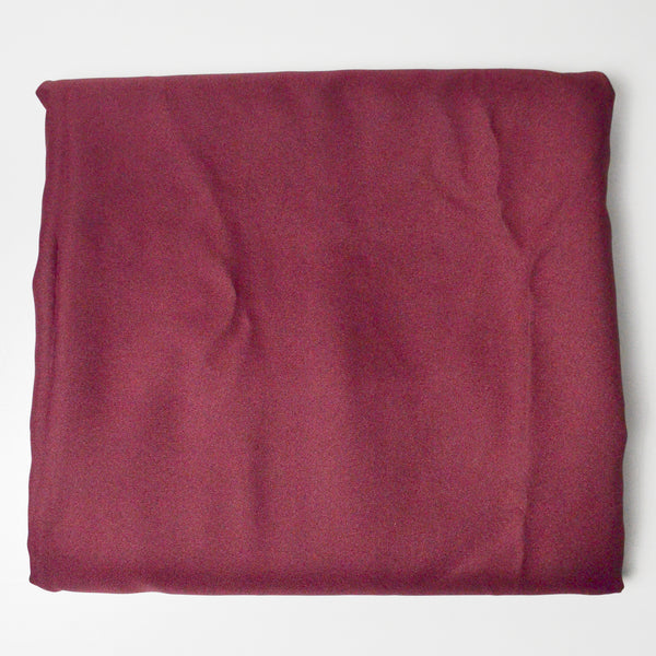 Burgundy Crepe Woven Apparel Fabric - 60" x 200"