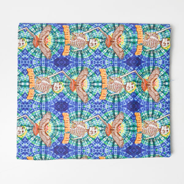 Grateful Dead Print Quilting Weight Woven Fabric - 44" x 60"