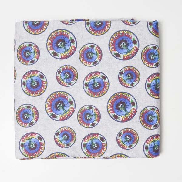 Grateful Dead Print Quilting Weight Woven Fabric - 44" x 66"