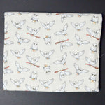 Messenger Owl Print Quilting Weight Woven Fabric - 44" x 68"