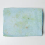 Green + Blue Dyed Aida Cloth Fabric - 26" x 34"