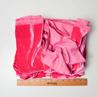 Pink Stretch Velvet Fabric - 60" x 74"