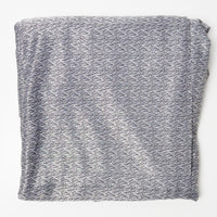Gray + Black Heathered Shiny Knit Fabric - 58" x 60" + Extra