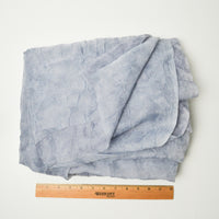 Light Gray Sheer Crinkled Fabric - 58" x 232"