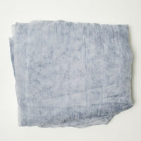 Light Gray Sheer Crinkled Fabric - 58" x 232"
