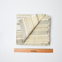 Beige Striped Woven Upholstery Fabric - 56" x 58"