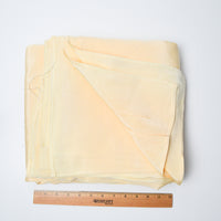 Light Yellow Semi-Sheer Ribbed Drapery Fabric - 90" x 148"