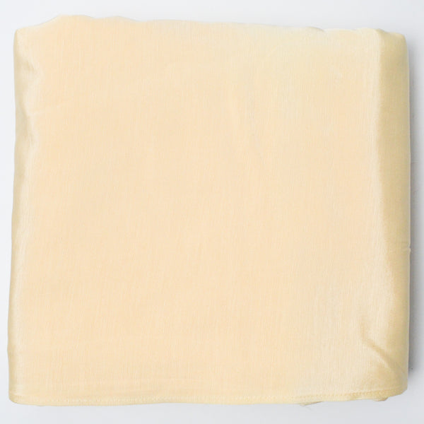 Light Yellow Semi-Sheer Ribbed Drapery Fabric - 90" x 148"