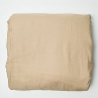 Beige Duvet Cover - Two 50" x 104" Pieces