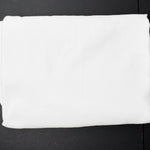White Polyester Woven Fabric - 64" x 96"