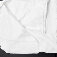 White Polyester Woven Fabric - 64" x 96"