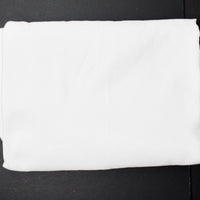 White Polyester Woven Fabric - 64" x 96"
