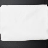 White Polyester Woven Fabric - 64" x 96"