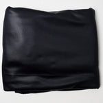 Black Slightly Shiny Coated Double Knit Fabric - 60" x 176"