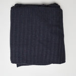 Dark Gray Ribbed Knit Fabric - 66" x 70"