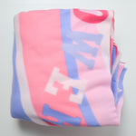 Pink + Purple Girl Power Fleece Fabric - 64" x 148"