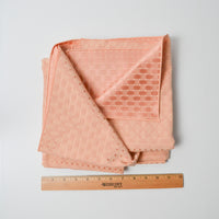 Peachy Orange Woven Upholstery Fabric - 54" x 54"