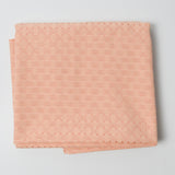 Peachy Orange Woven Upholstery Fabric - 54" x 54"