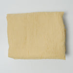 Light Tan Yellow Crinkled Chiffon Fabric - 58" x 90