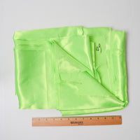 Bright Lime Green Satin Fabric - 58" x 192"