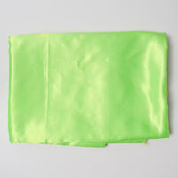 Bright Lime Green Satin Fabric - 58" x 192"