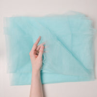 Light Aqua Blue Tulle - 55" x 228"