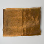 Copper Organza Curtain with Beaded Corner Weights - 80" x 80"