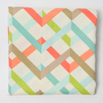 Colorful Geometric Print Canvas Upholstery Fabric - 44" x 56"