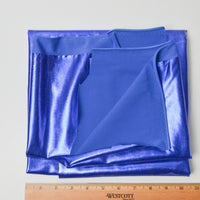 Metallic Blue Stretch Lame Knit Fabric - 30" x 60"