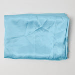 Aqua Blue Silky Woven Fabric - 46" x 48"