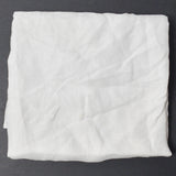 White Floral Damask Fabric - 60" x 70" (Stained)