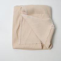Beige Polyester Ribbed Fabric - 52" x 64"