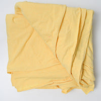 Yellow Heathered Cotton Blend Knit Fabric - 46" x 192"