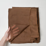 Sheer Brown Chiffon Fabric - 88" x 110"