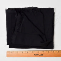 Black Chiffon Fabric - 46" x 56"