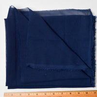 Navy Blue Tiny Grid Chiffon Fabric - 44" x 60"