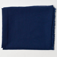 Navy Blue Tiny Grid Chiffon Fabric - 44" x 60"