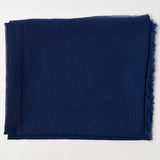 Navy Blue Tiny Grid Chiffon Fabric - 44" x 60"