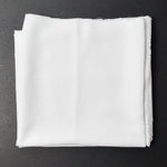 White Crinkled Synthetic Woven Fabric - 47" x 60"