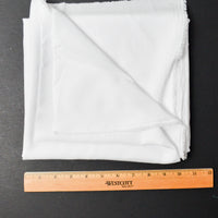 White Crinkled Synthetic Woven Fabric - 47" x 60"