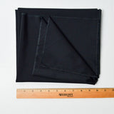 Black Lightweight Woven Fabric - 43" x 61"