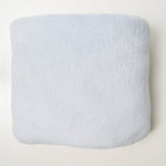 Light Blue-Gray Faux Fur/Shearling Fabric - 70" x 72"