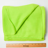 Neon Green Fleece Fabric - 41" x 46"